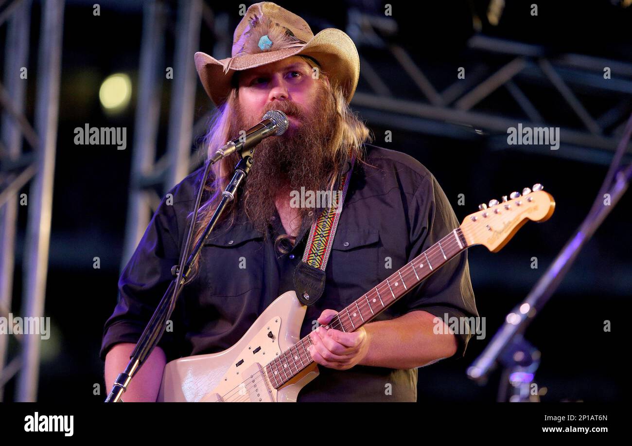 29 May 2016: Chris Stapleton performs a concert after the MLB game between the Atlanta Braves and the Miami Marlins at Turner Field in Atlanta, GA. (Photo by David J. Griffin/Icon Sportswire) (Icon Sportswire via AP Images) Stockfoto