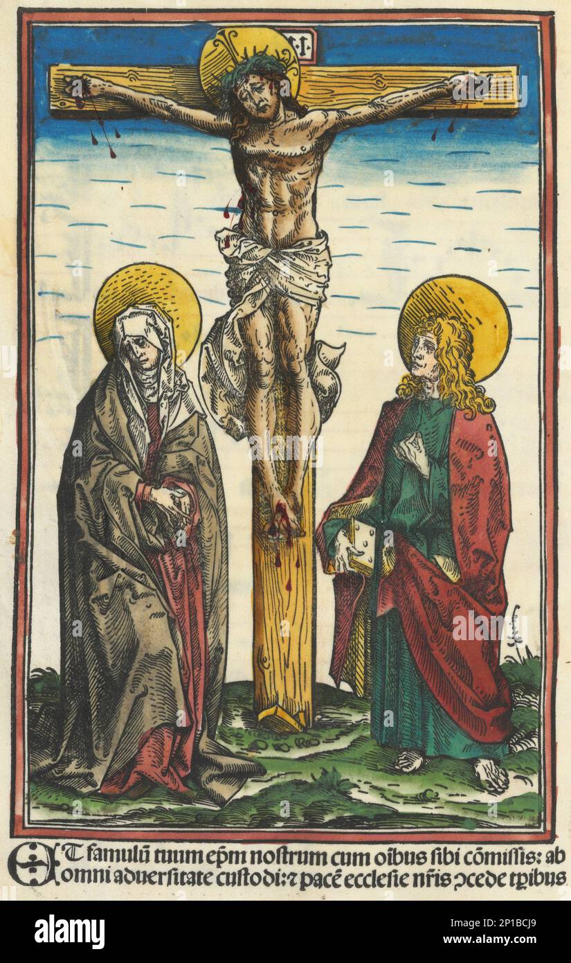Missal für Passau, 1505. Stockfoto