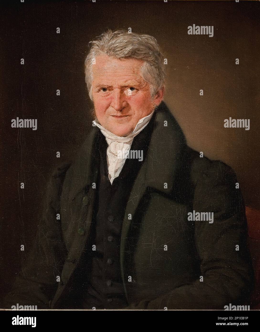 Der Maler C.W. Eckersberg, 1832. Stockfoto