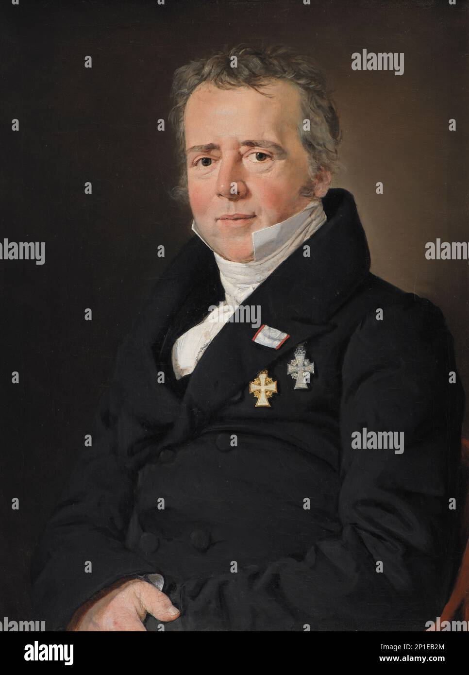 Porträt des Physikers Hans Christian Orsted, 1832-1833. Stockfoto