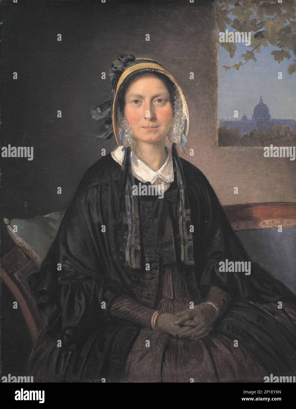 Frederikke Raffenberg, née Hagerup, 1846. Stockfoto