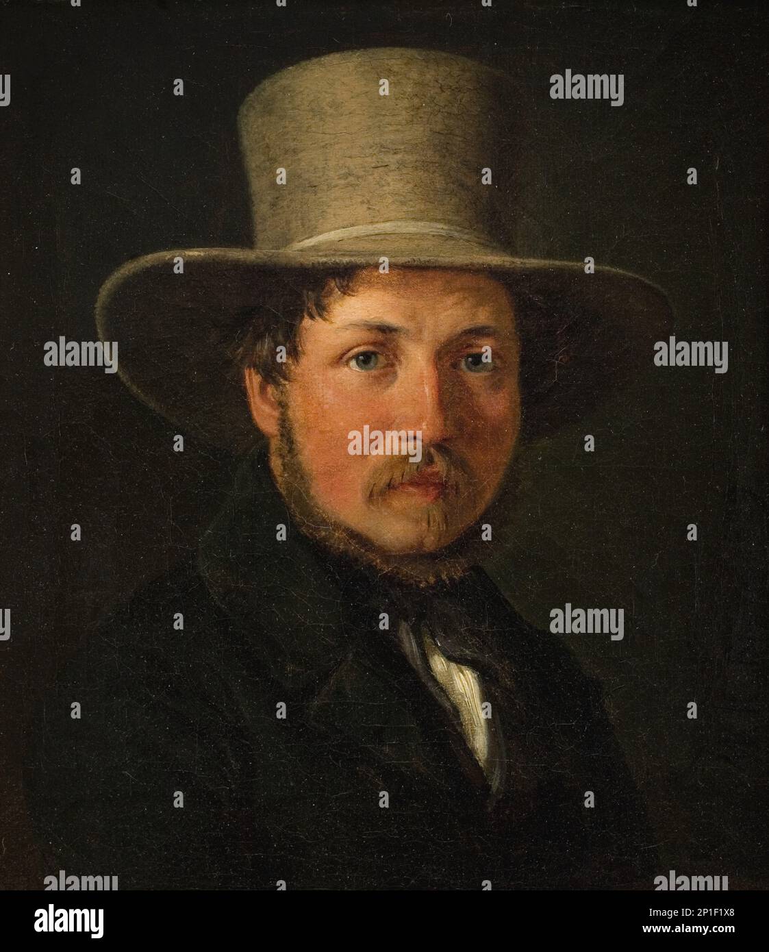 Der Maler Christen Kobke, 1839. Stockfoto