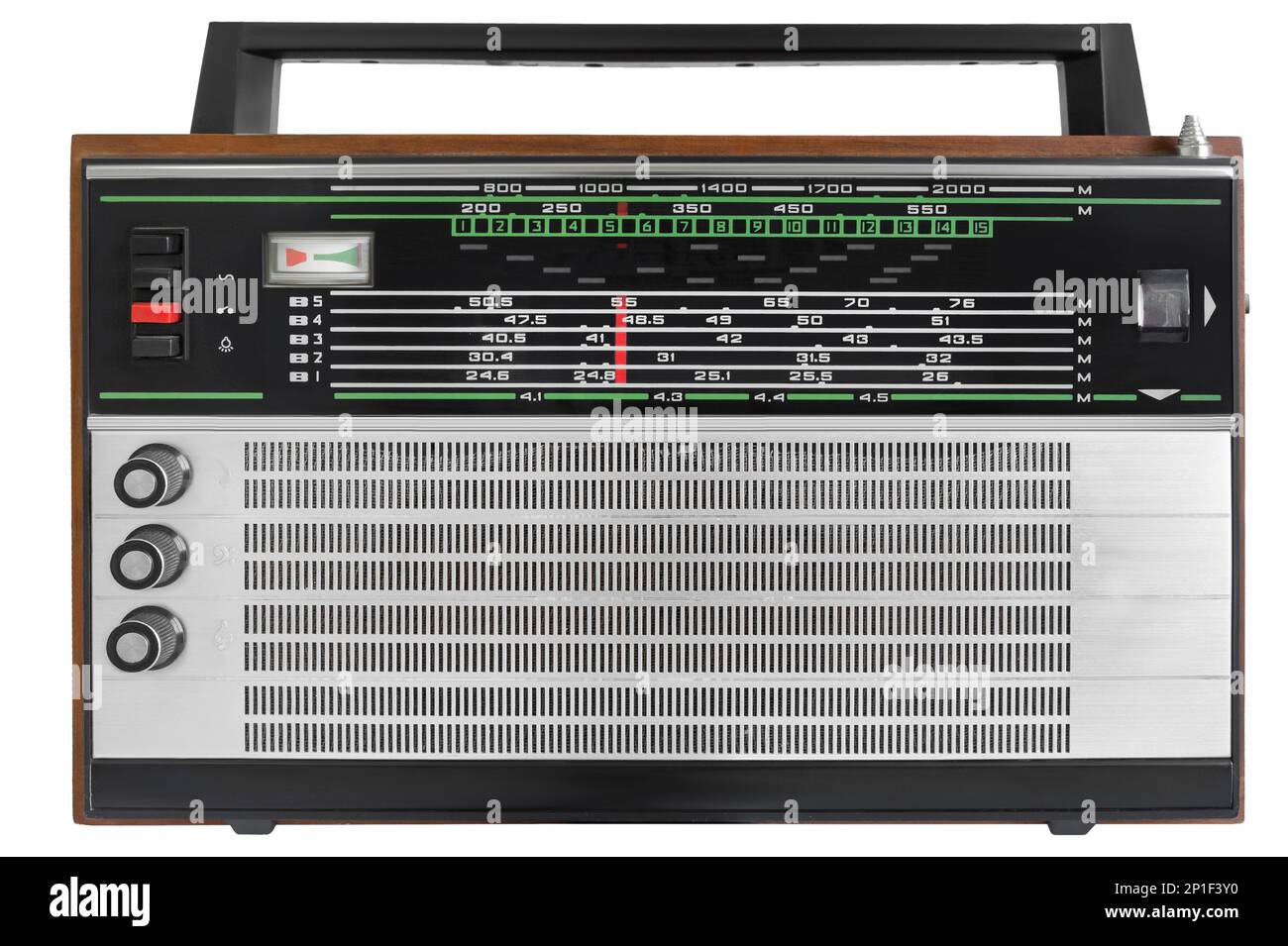 Altmodisches Radio Stockfoto