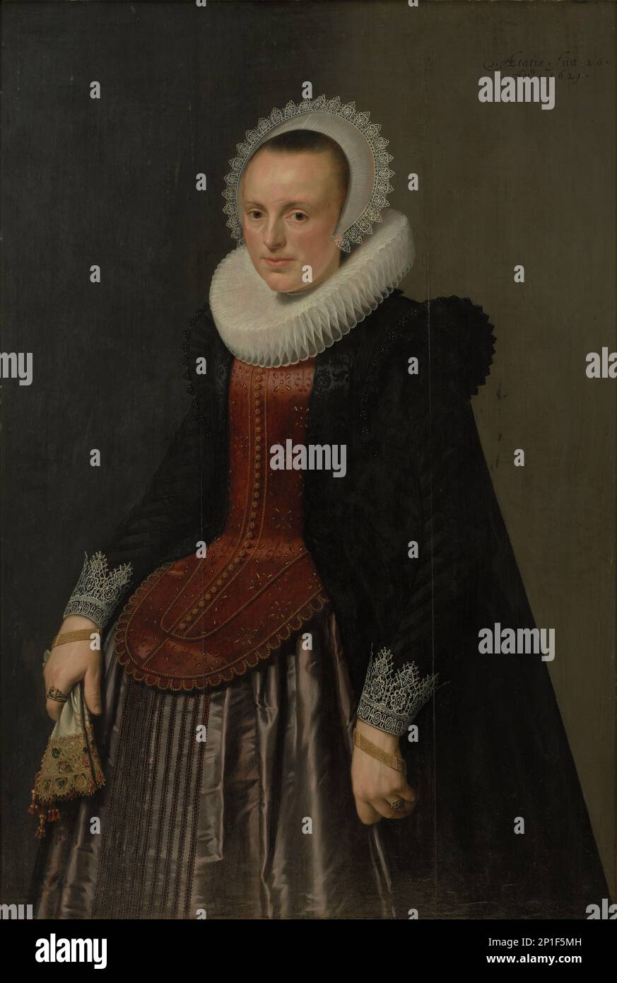 Porträt einer Lady, 1621. Stockfoto