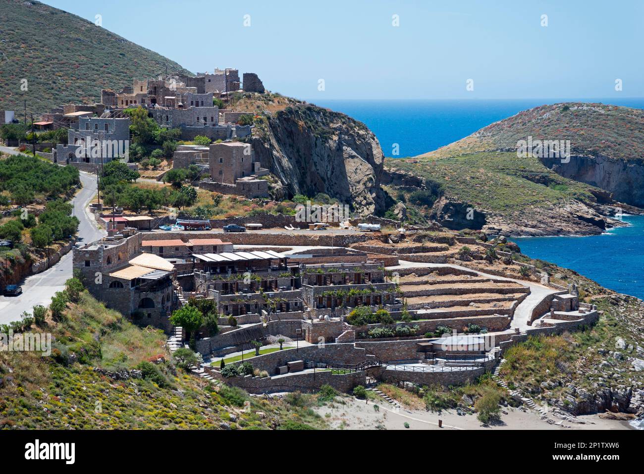 Marmari, Mani, Lakonia, Peloponnes, Griechenland Stockfoto
