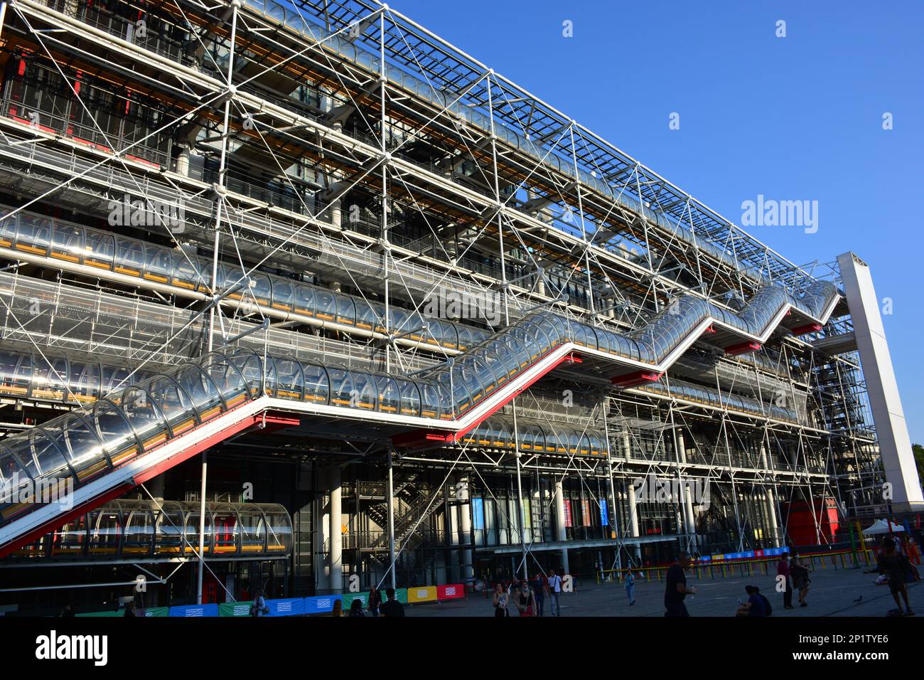 Nationales Zentrum für Kunst und Kultur Georges-Pompidou Paris Stockfoto