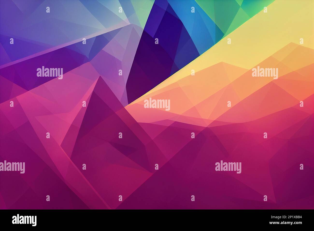 Abstrakter Hintergrund mit Dreiecken. Modernes Design. Wunderschöner, farbenfroher verlaufender Hintergrund, Hintergrundbild Stockfoto