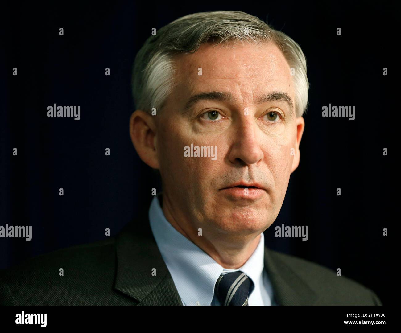 First Assistant District Attorney Kevin Steele announces a felony