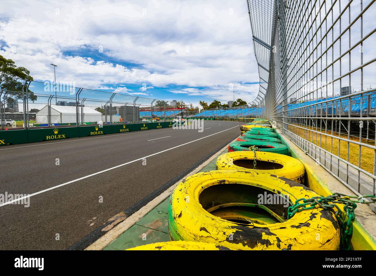 Melbourne, Australien. 04. März 2023. Die Formel-1-Vorbereitungen 2023 in Australien werden auf der Albert Park Grand Prix Circuit fortgesetzt. (Foto: George Hitchens/SOPA Images/Sipa USA) Guthaben: SIPA USA/Alamy Live News Stockfoto