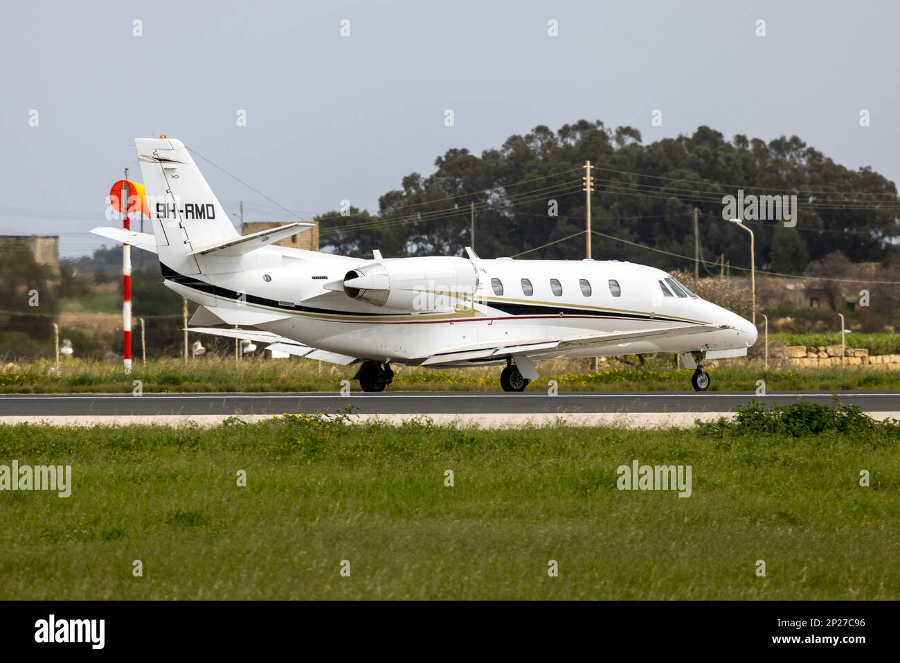 Air Charter Scotland Cessna 560XL Citation (Reg.: 9H-RMD). Stockfoto