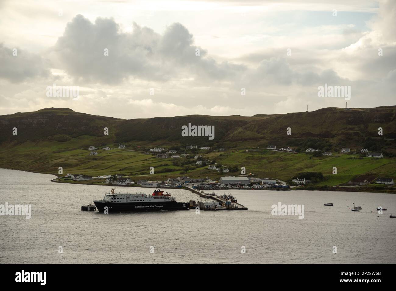 Uig Bay auf der Insel skye im schottischen Hochland Stockfoto