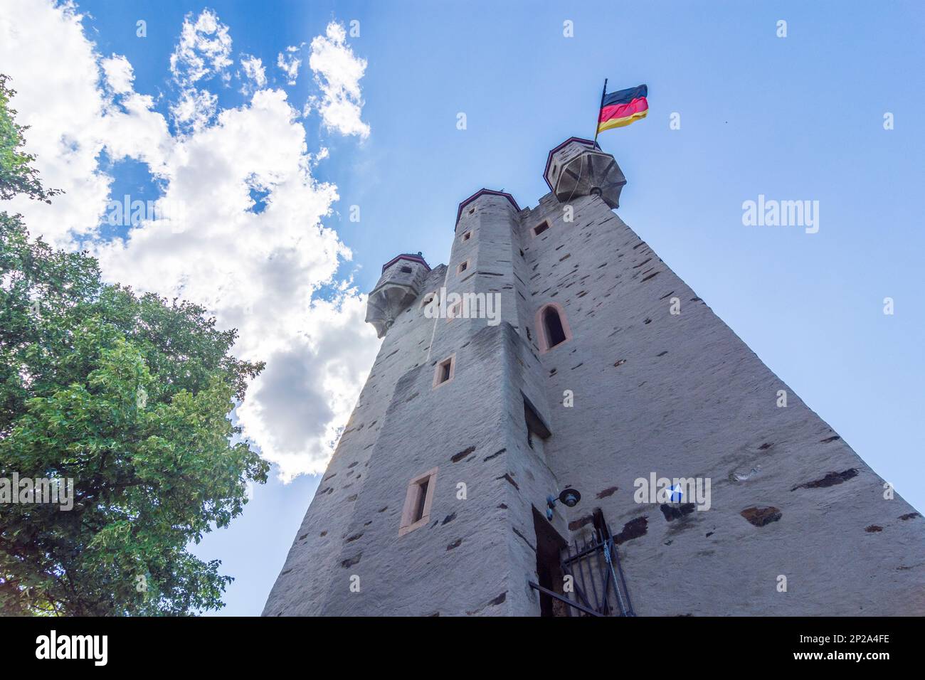 Nassau (Lahn): Schloss Nassau in Lahntal, Rheinland-Pfalz, Rheinland-Pfalz, Deutschland Stockfoto