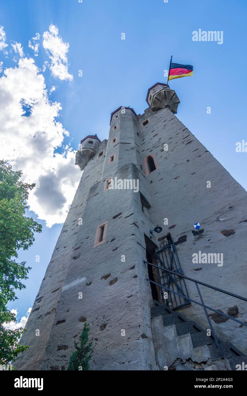 Nassau (Lahn): Schloss Nassau in Lahntal, Rheinland-Pfalz, Rheinland-Pfalz, Deutschland Stockfoto