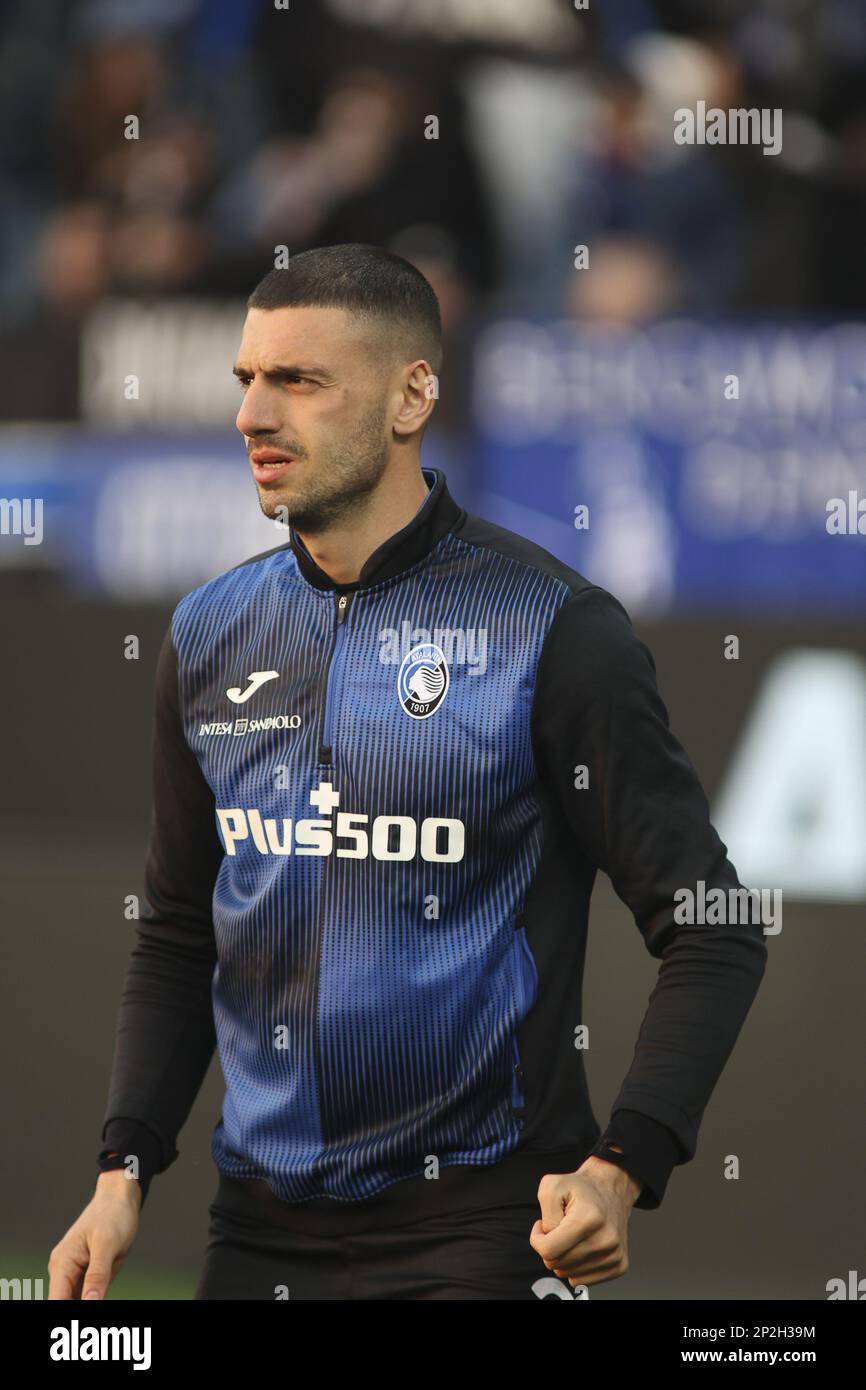 Bergamo, Italien. 04. März 2023. Merih Demiral von Atalanta BC während des Spiels Atalanta FC gegen Udinese FC, 25° Serie A Tim 2022-23 im Gewiss - Atleti azzurri d'Italia Stadium in Bergamo (BG), Italien, am 04. März 2022. Kredit: Unabhängige Fotoagentur/Alamy Live News Stockfoto