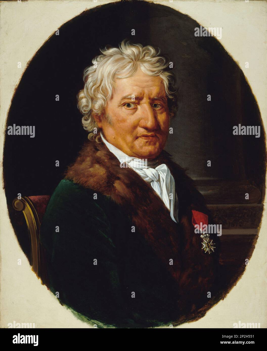 Porträt des Komponisten Pierre-Alexandre Monsigny (1729-1817), 1813. Gefunden in der Sammlung von Musée&#xe9;e Carnavalet, Paris. Stockfoto