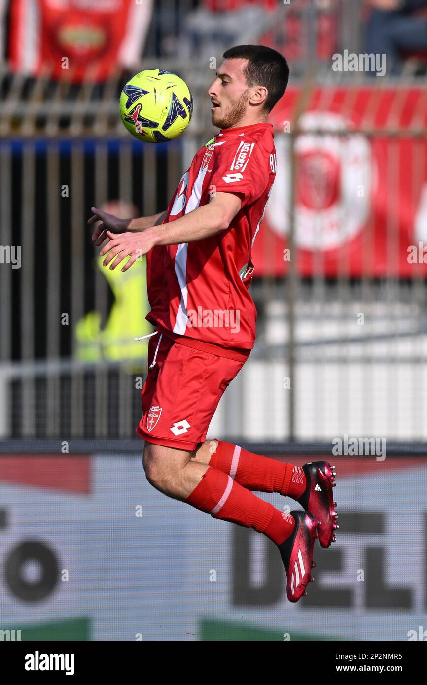 Monza, Italien. 04. März 2023. U-Power Stadion, 04.03.23 Samuele Birindelli (19 AC Monza) während des Spiels der Serie A zwischen AC Monza und Empoli im U-Power Stadion in Monza, Italia Soccer (Cristiano Mazzi/SPP) Kredit: SPP Sport Press Photo. Alamy Live News Stockfoto