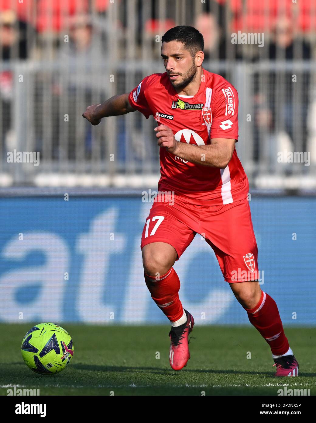 Monza, Italien. 04. März 2023. U-Power Stadion, 04.03.23 Gianluca Caprari (17 AC Monza) während des Spiels der Serie A zwischen AC Monza und Empoli im U-Power Stadion in Monza, Italia Soccer (Cristiano Mazzi/SPP) Kredit: SPP Sport Press Photo. Alamy Live News Stockfoto