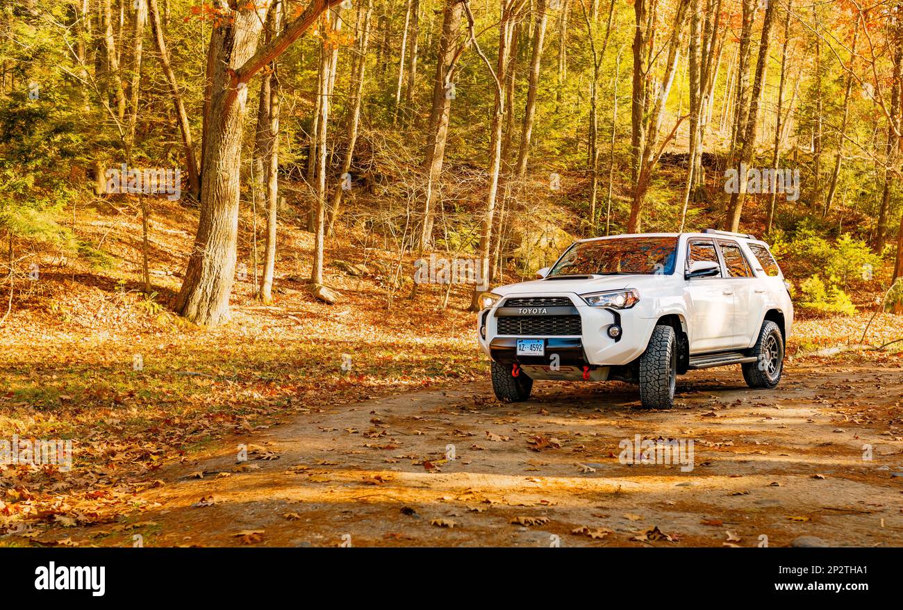 Toyota 4Runner TRD Pro SUV Off Road auf Schotterwegen Stockfoto