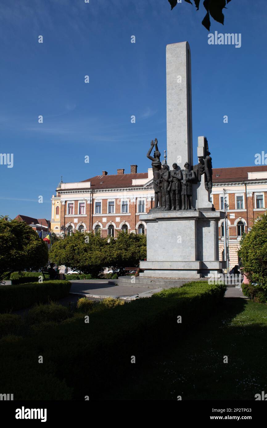 Ruhm dem rumänischen Soldatendenkmal in der Dormition der Theotokos-Kathedrale, Cluj-Napoca Stockfoto