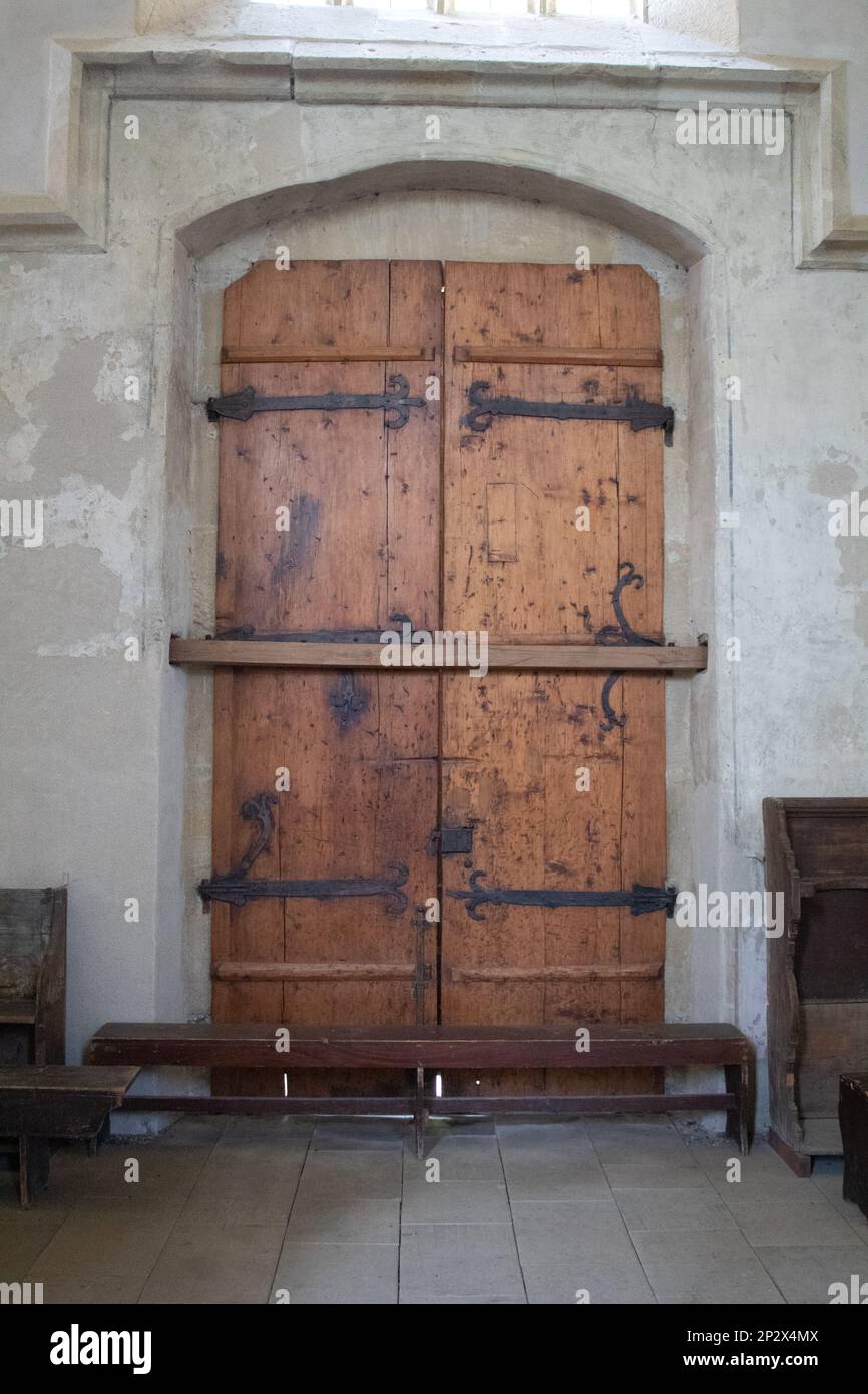 Die Kirche auf dem Hügel in Sighișoara, Rumänien Stockfoto
