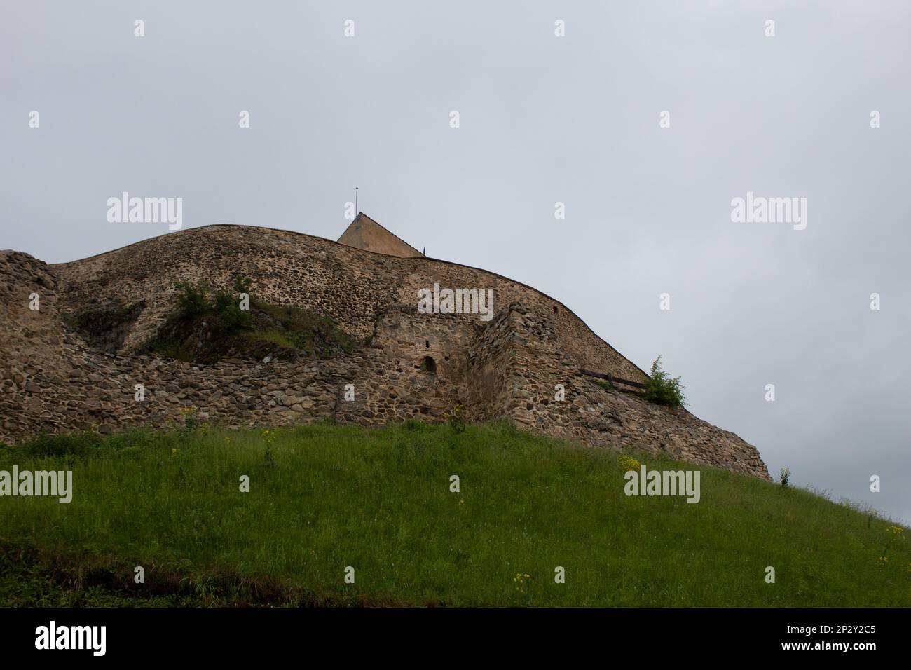 Die Cetatea Rupea (Festung oder Zitadelle von Rupea) in Rupea, Rumänien Stockfoto