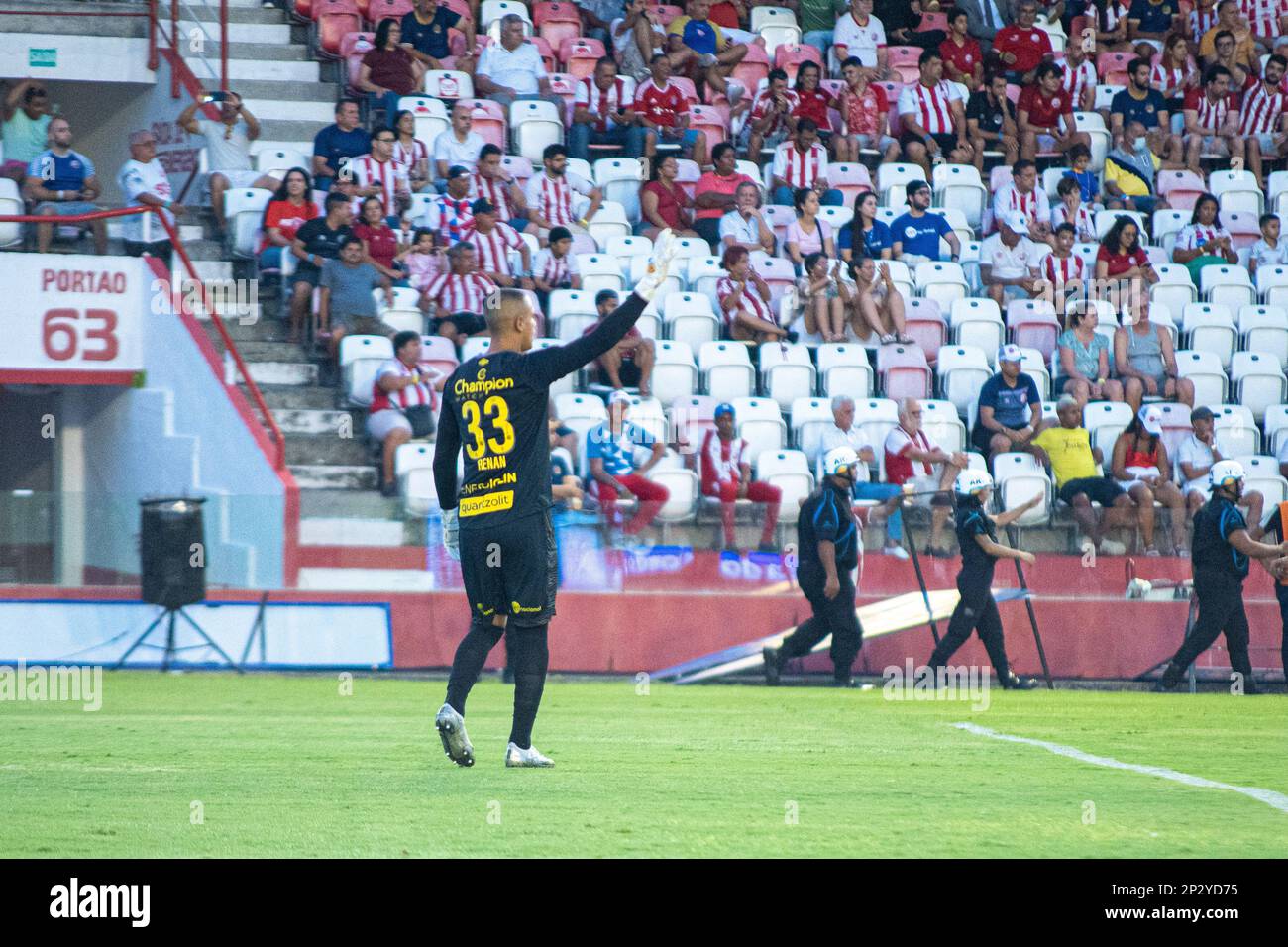 Recife, Brasilien. 04. März 2023. Náutico erhält diesen Samstag (04 Uhr) Sport in The Complicted, das Spiel gilt für den Northeast Cup. Kredit: Thiago Lemos/FotoArena/Alamy Live News Stockfoto