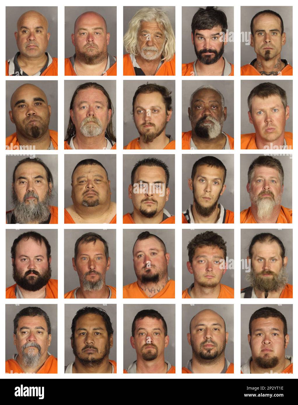 This combination of booking photos provided by the McLennan County ...