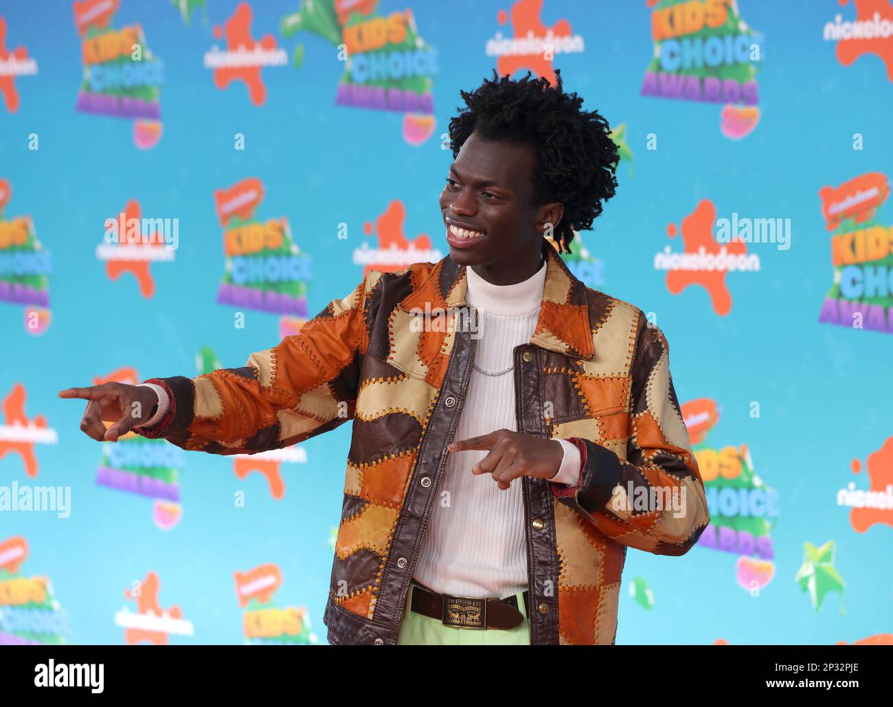 Los Angeles, Usa. 04. März 2023. Tim Johnson Jr. nimmt am 4. März 2023 an den Nickelodeon Kids' Choice Awards 37. im Microsoft Theater in Los Angeles Teil. Foto: Greg Grudt/UPI Credit: UPI/Alamy Live News Stockfoto