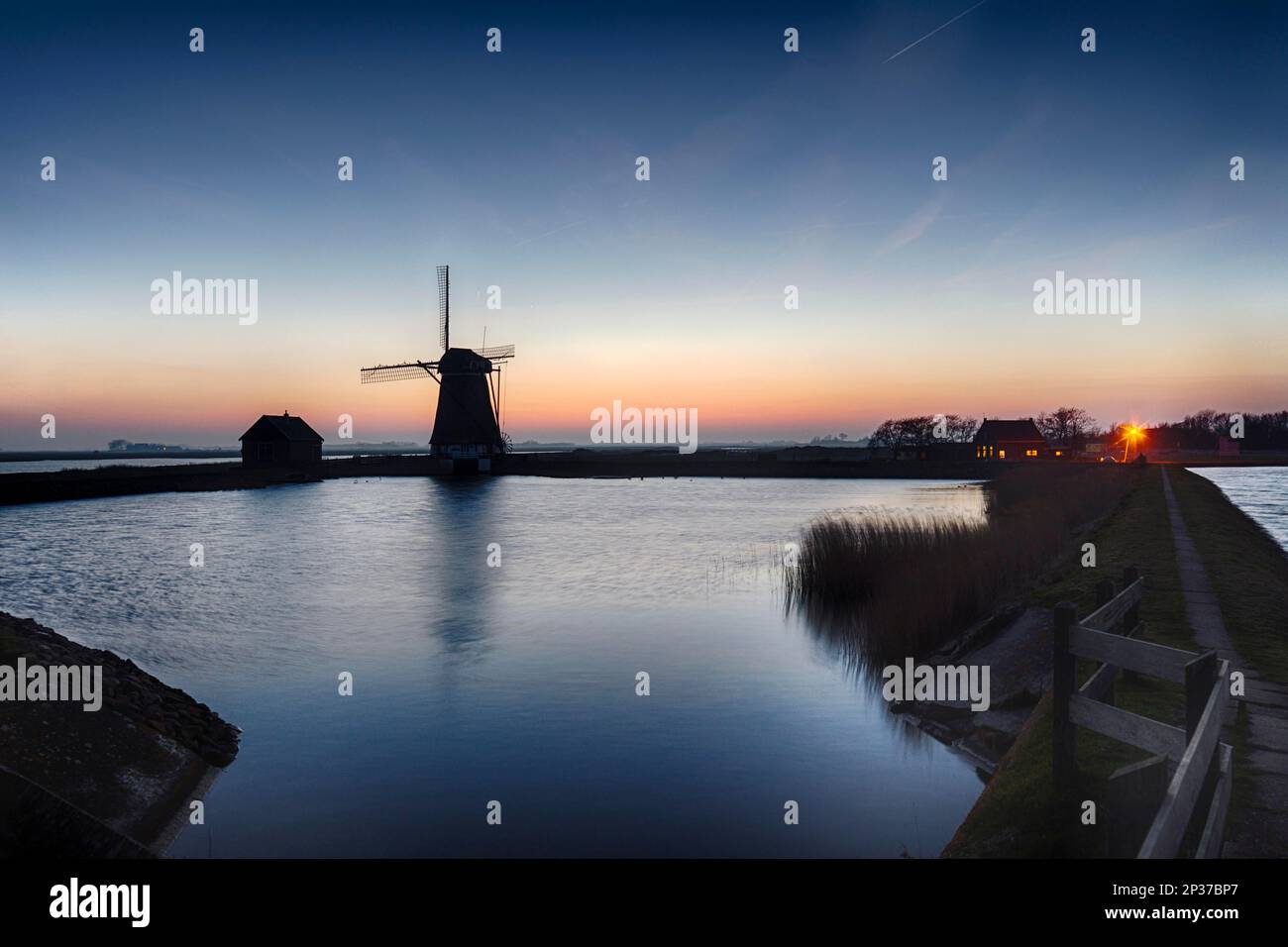 Windmühle Het Noorden, texel, niederlande Stockfoto