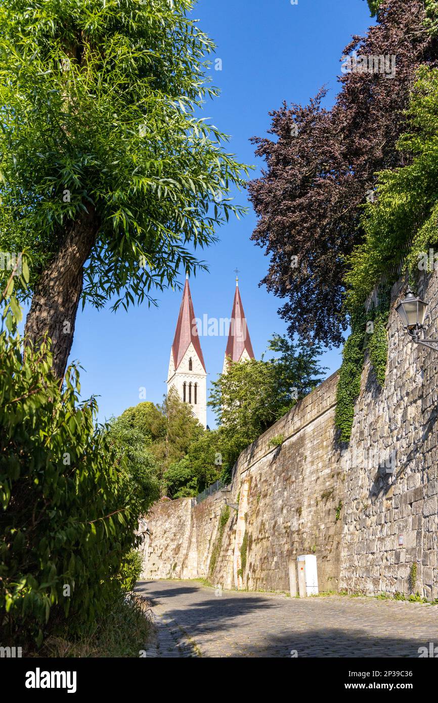 Bilder aus der Kreisstadt Halberstadt Harz Stockfoto