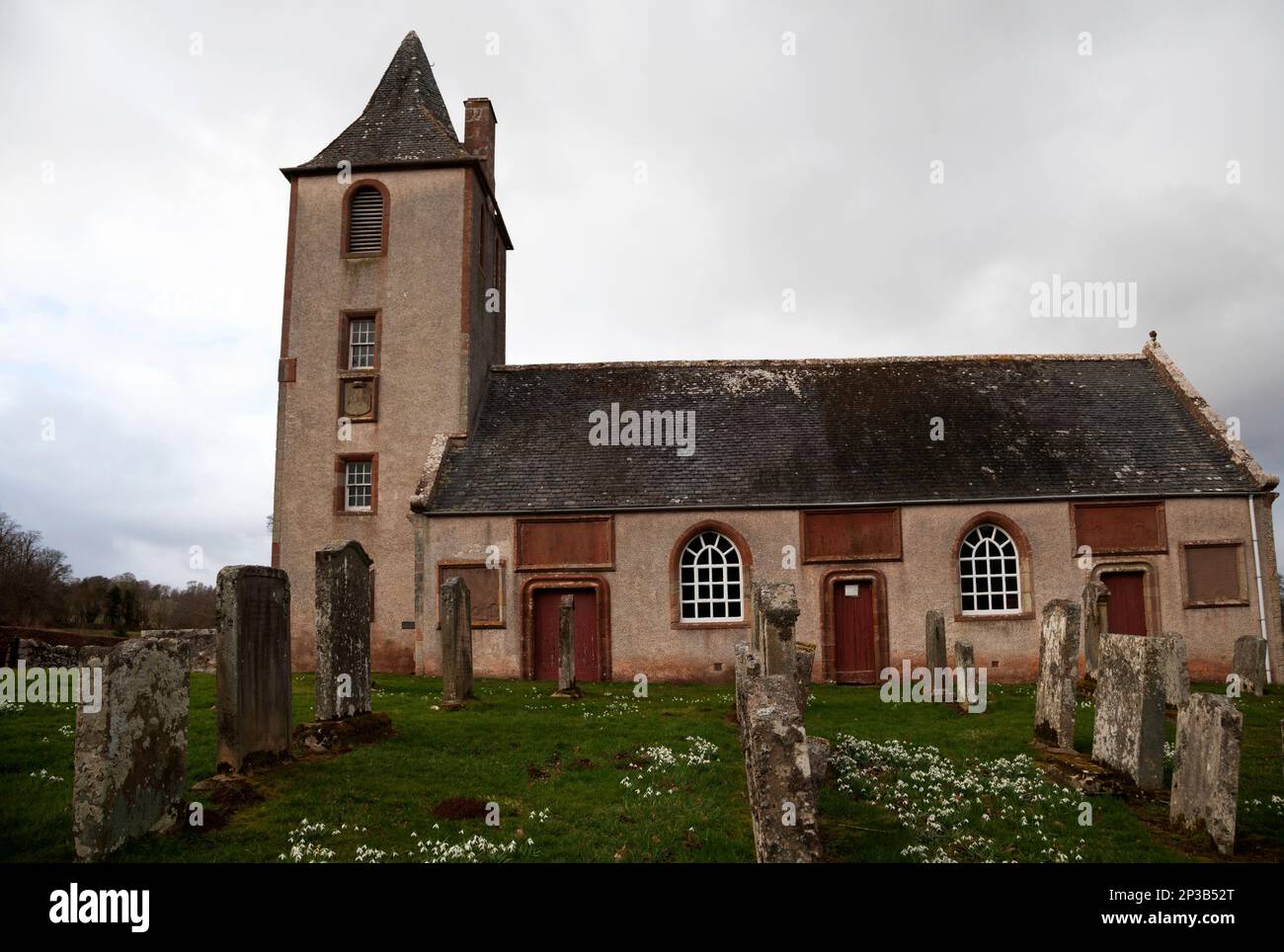 Polwarth Parish Church, Duns, Berwickshire, Schottland Stockfoto