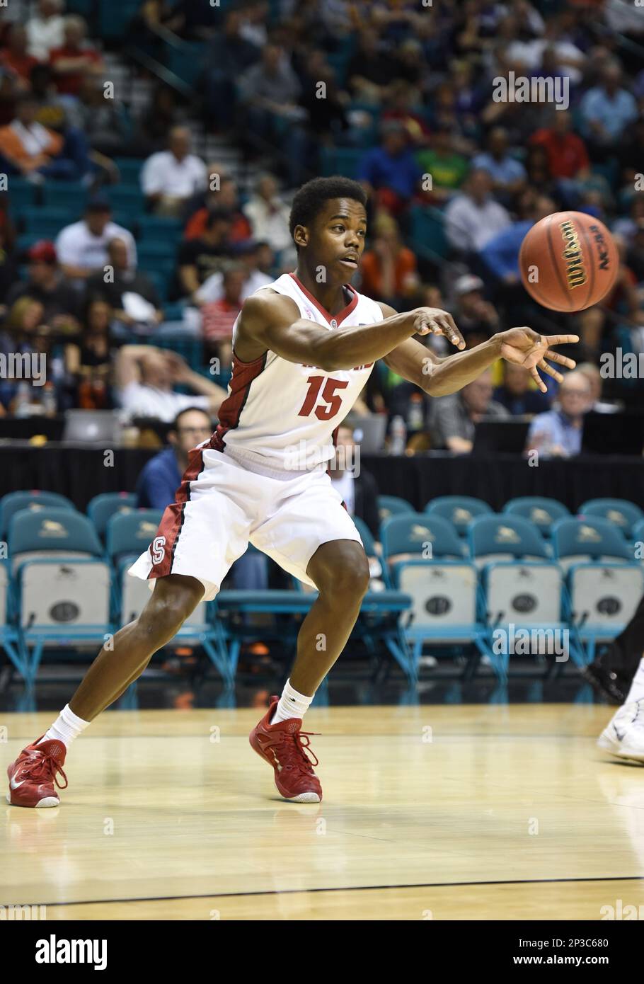11 March 2015 Stanford (15) Marcus Allen during the Pac12 Men's