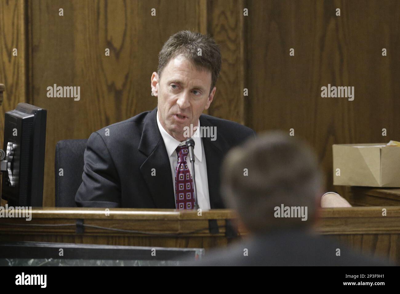 Psychiatrist Dr. Mitchell H. Dunn testifies during the capital murder