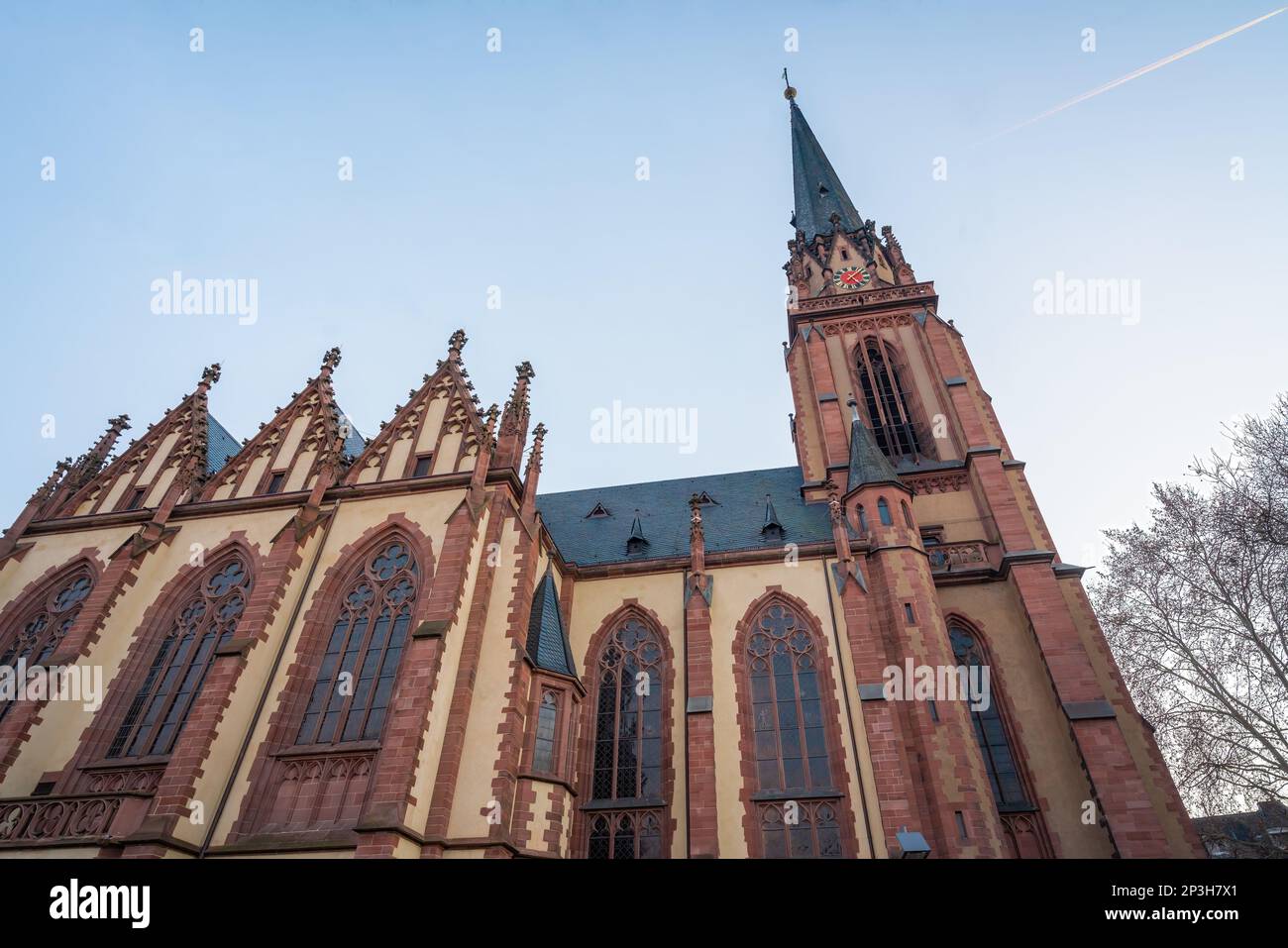 Dreikonigskirche - Frankfurt, Deutschland Stockfoto