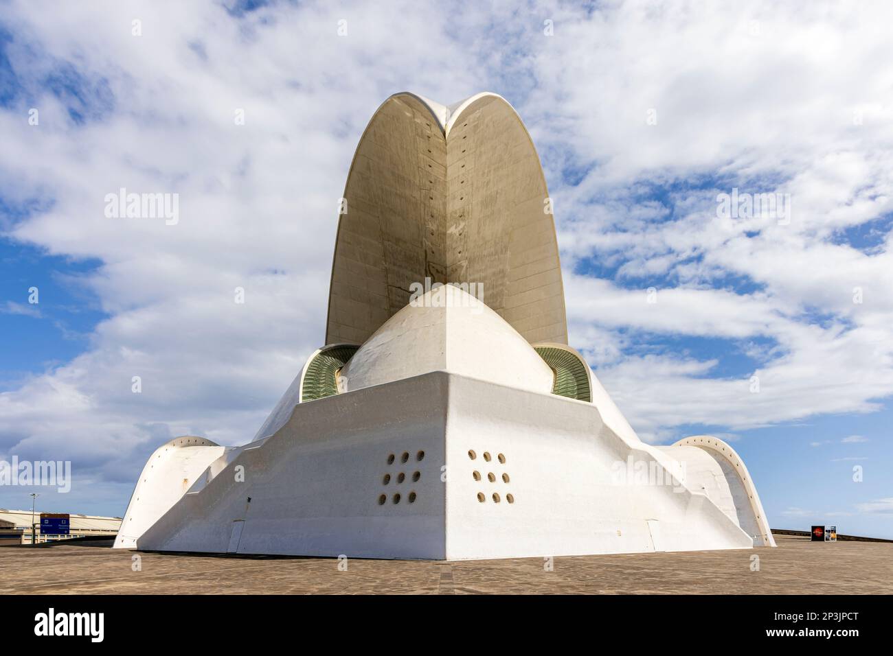 Auditorio de Teneriffa 'Adán Martín', die berühmte Konzerthalle, entworfen vom Architekten Santiago Calatrava. Stockfoto