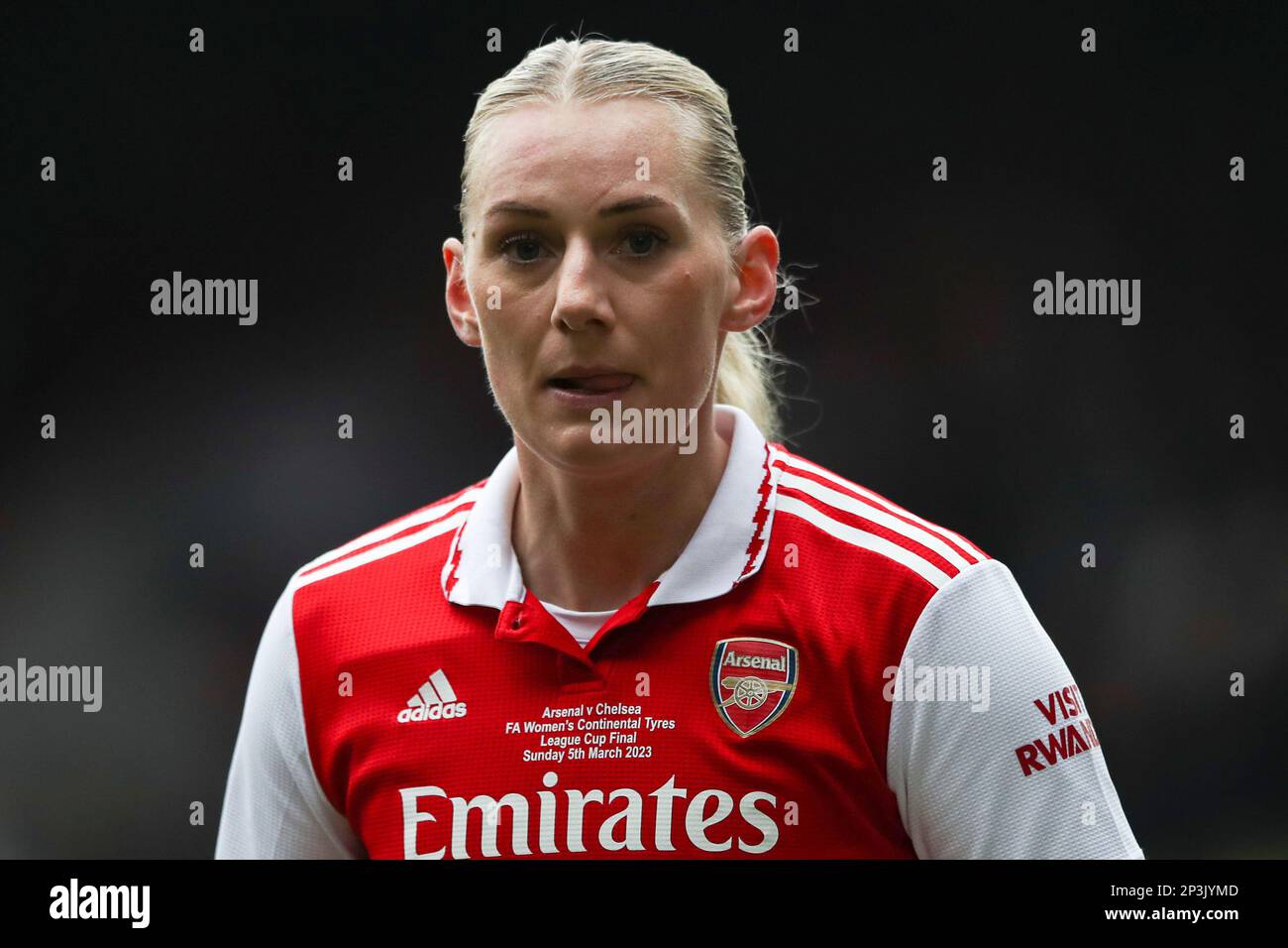 Stina Blackstenius von Arsenal Women während des FA Women's League Cup-Finales zwischen Arsenal und Chelsea am Sonntag, den 5. März 2023 im Selhurst Park, London. (Foto: Tom West | MI News) Stockfoto