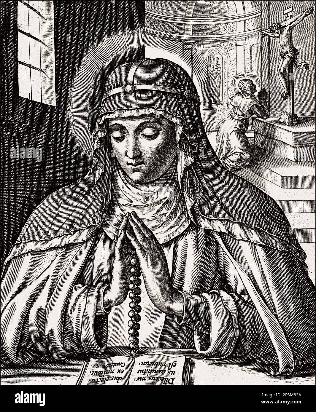 Bridget von Schweden, St. Birgitta, c. 1303 – 1373 Stockfoto