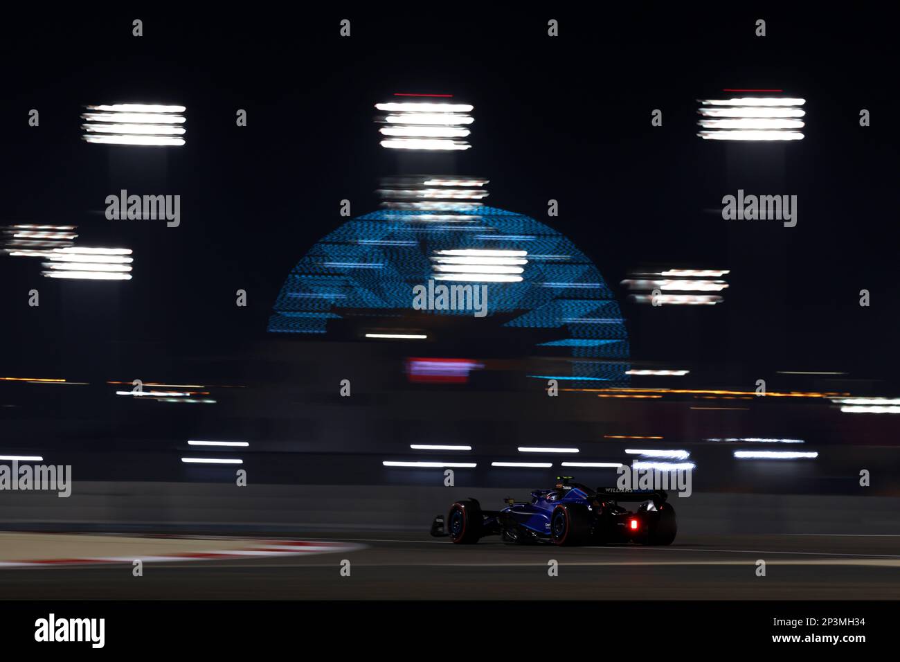Logan SarSergeant (USA) Williams Racing FW45. Formel-1-Weltmeisterschaft, Rd 1, Bahrain Grand Prix, Sonntag, 5. März 2023. Sakhir, Bahrain. Stockfoto