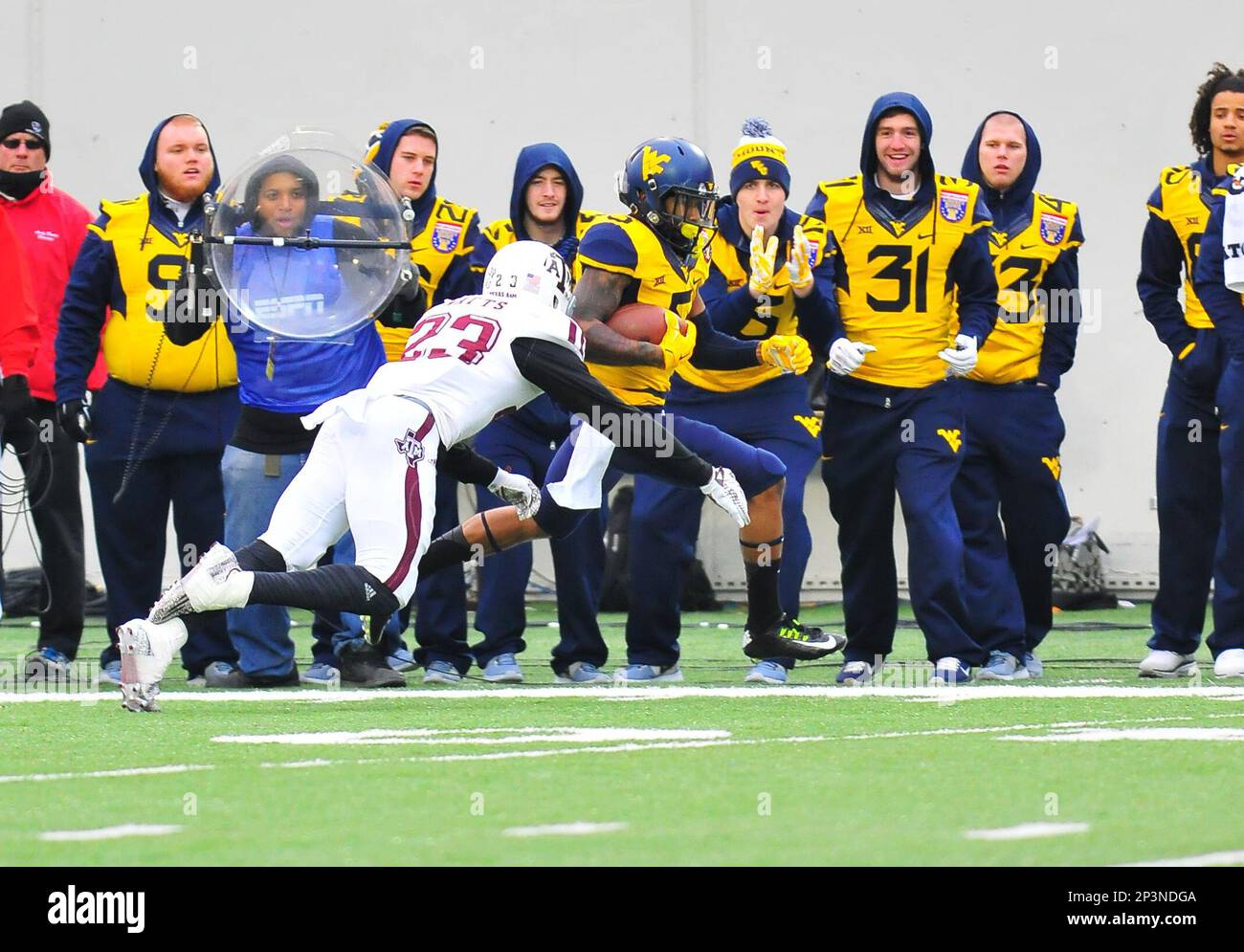 December 29, 2014 West Virginia Mountaineers wide receiver Mario