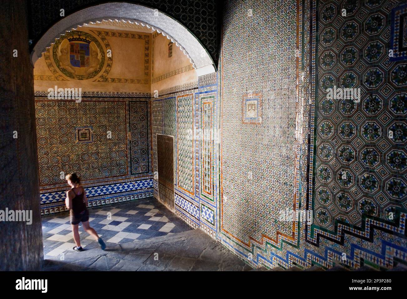 Pilatehaus. Sevilla, Andalusien, Spanien. Stockfoto