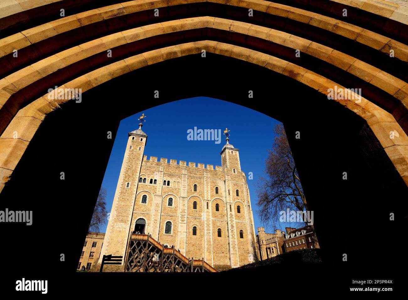 Der Tower of London Stockfoto