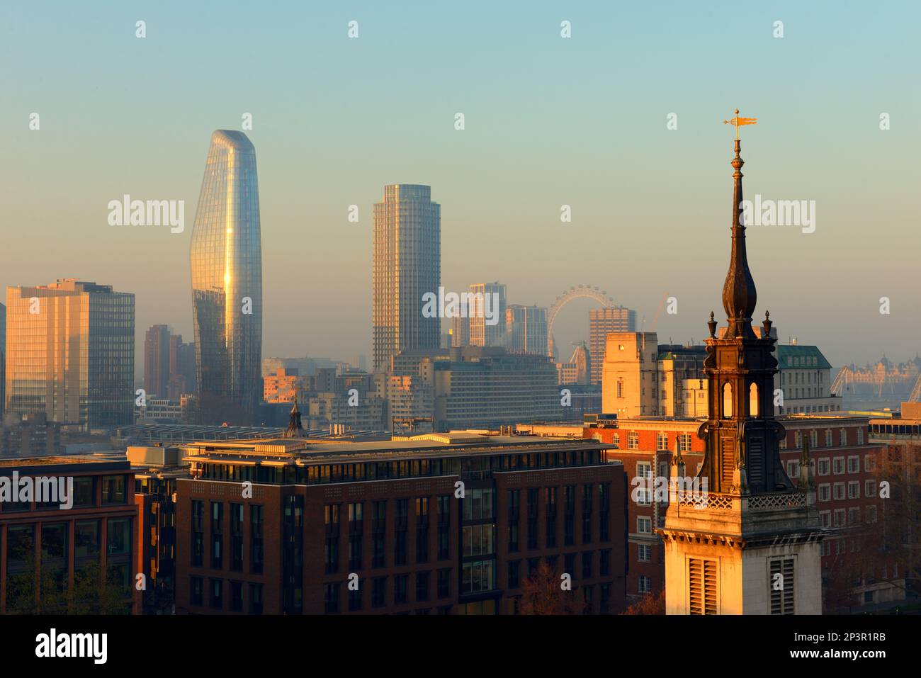 Die Aussicht vom Dach des One New Change, London Stockfoto
