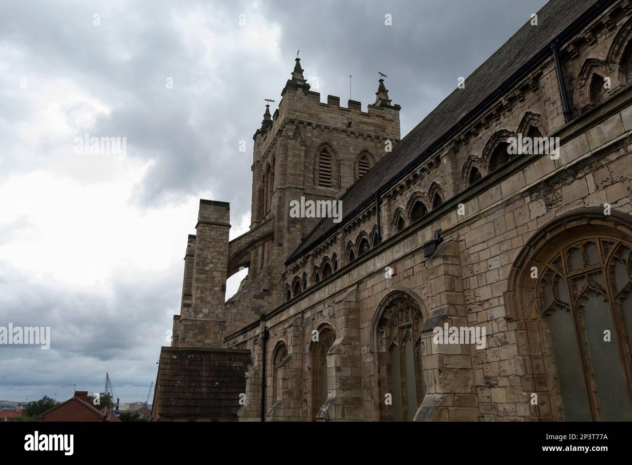 St. Hildas Kirche in Hartlepool. Stockfoto