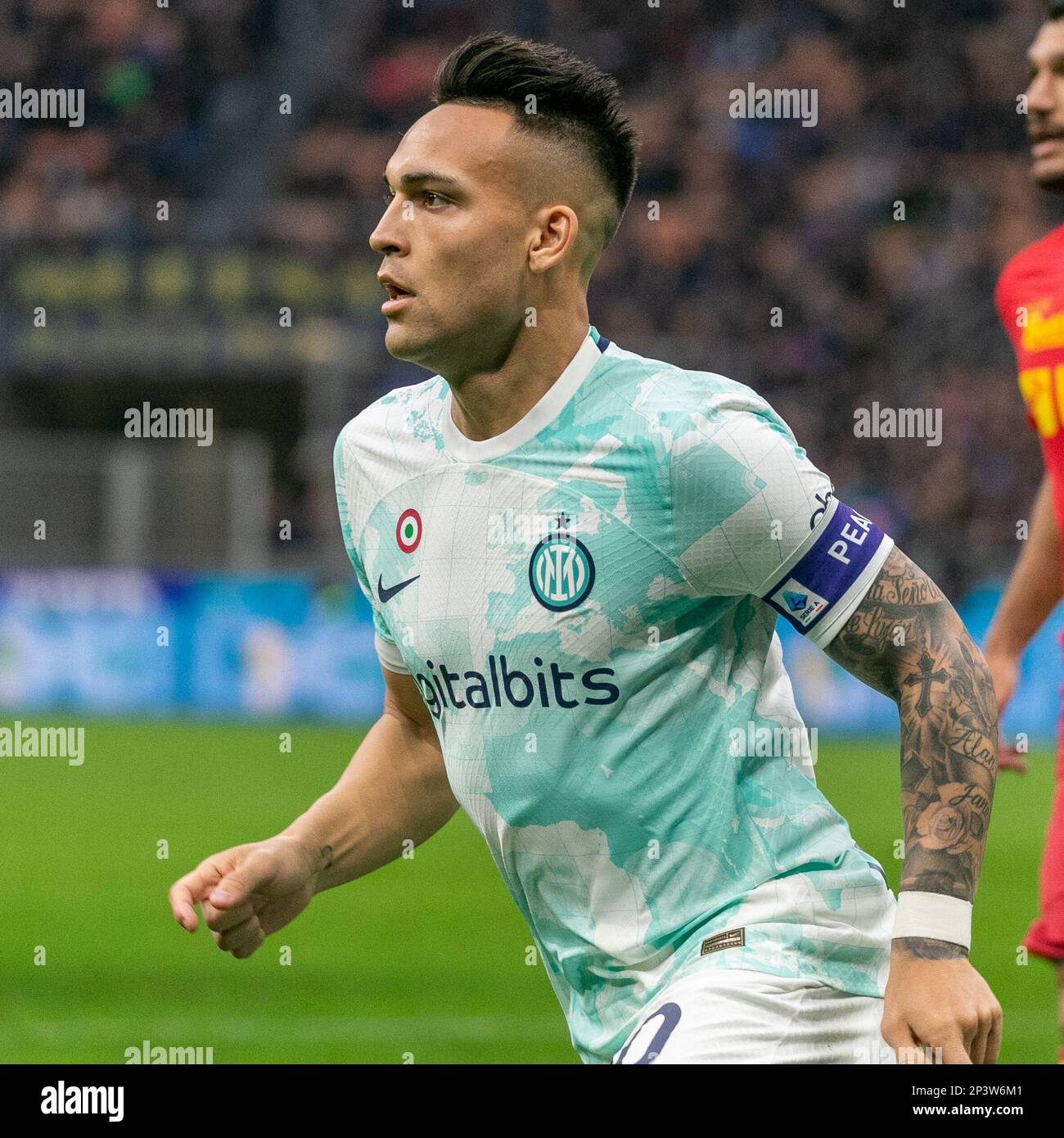 Mailand, Italien - märz 5 2023 - Inter-Lecce Serie A - lautaro martinez f.c. internazionale Credit: Christian Santi/Alamy Live News Stockfoto