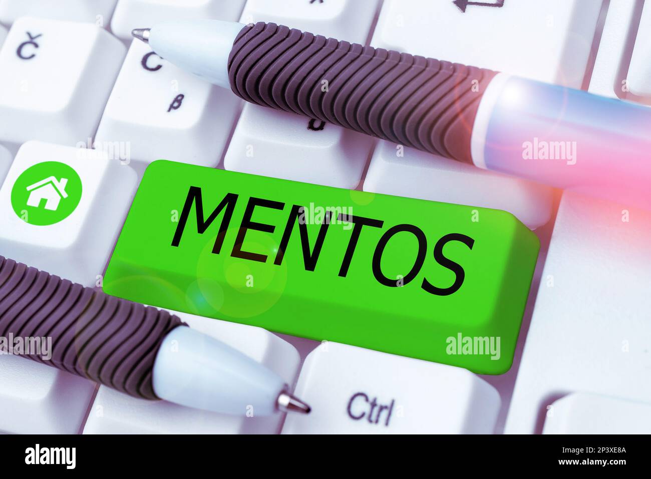 Schild mit Mentos. Jamaikanische Volksmusik im Stil einer Geschäftsidee, basierend auf traditionellem Tanzrhythmus Stockfoto