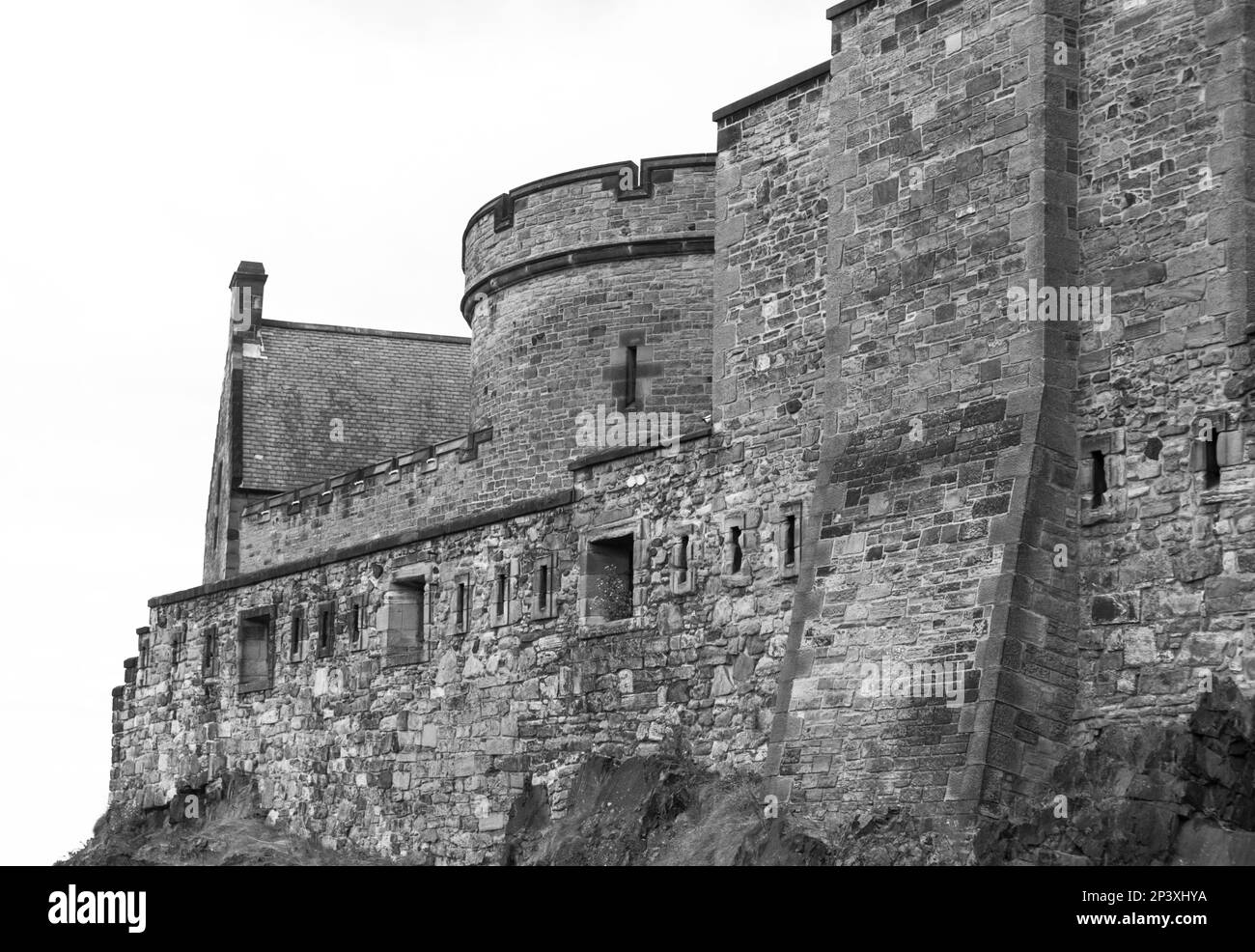 EDINBURGH, SCHOTTLAND, EUROPA - Edinburgh Castle. Stockfoto