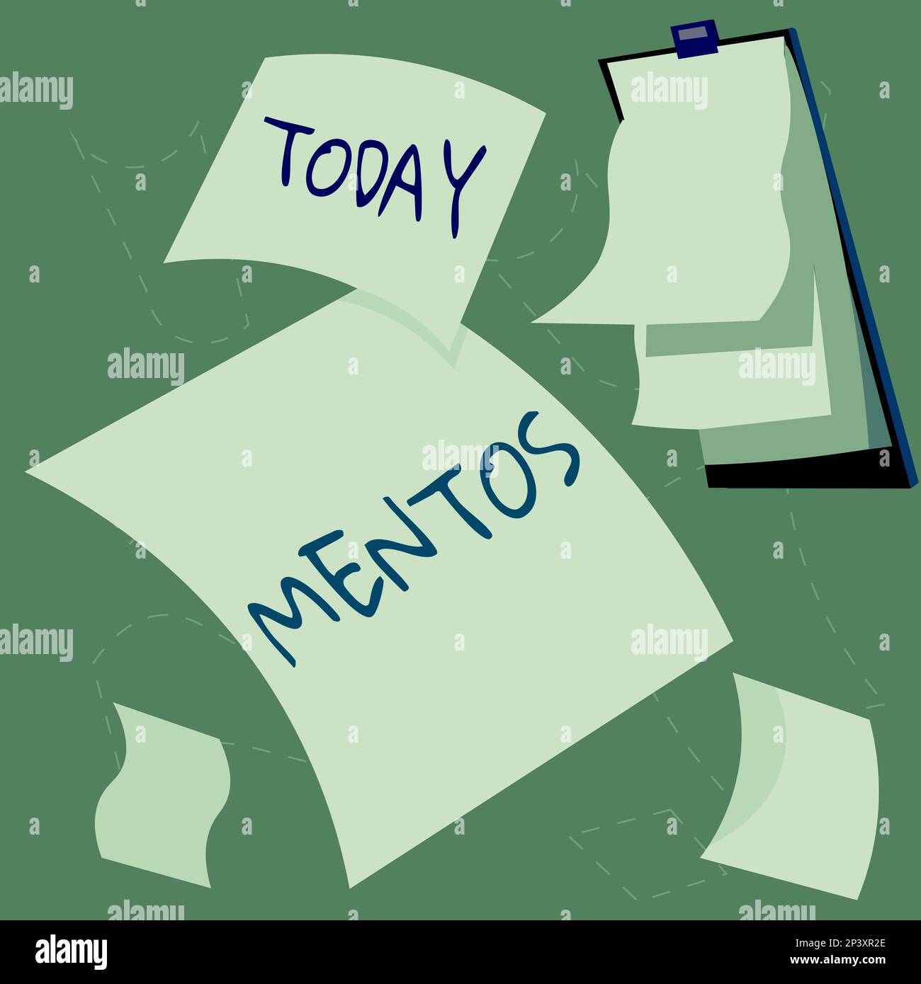 Schild mit Mentos. Jamaikanische Volksmusik im Internet-Stil, basierend auf traditionellem Tanzrhythmus Stockfoto