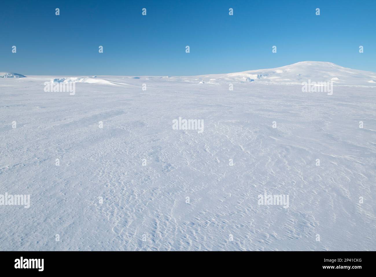 Antarktis, Amundsensee, Siple Island. Mount Siple Antarktis Schild Vulkan (10 m, 203 Fuß) Stockfoto