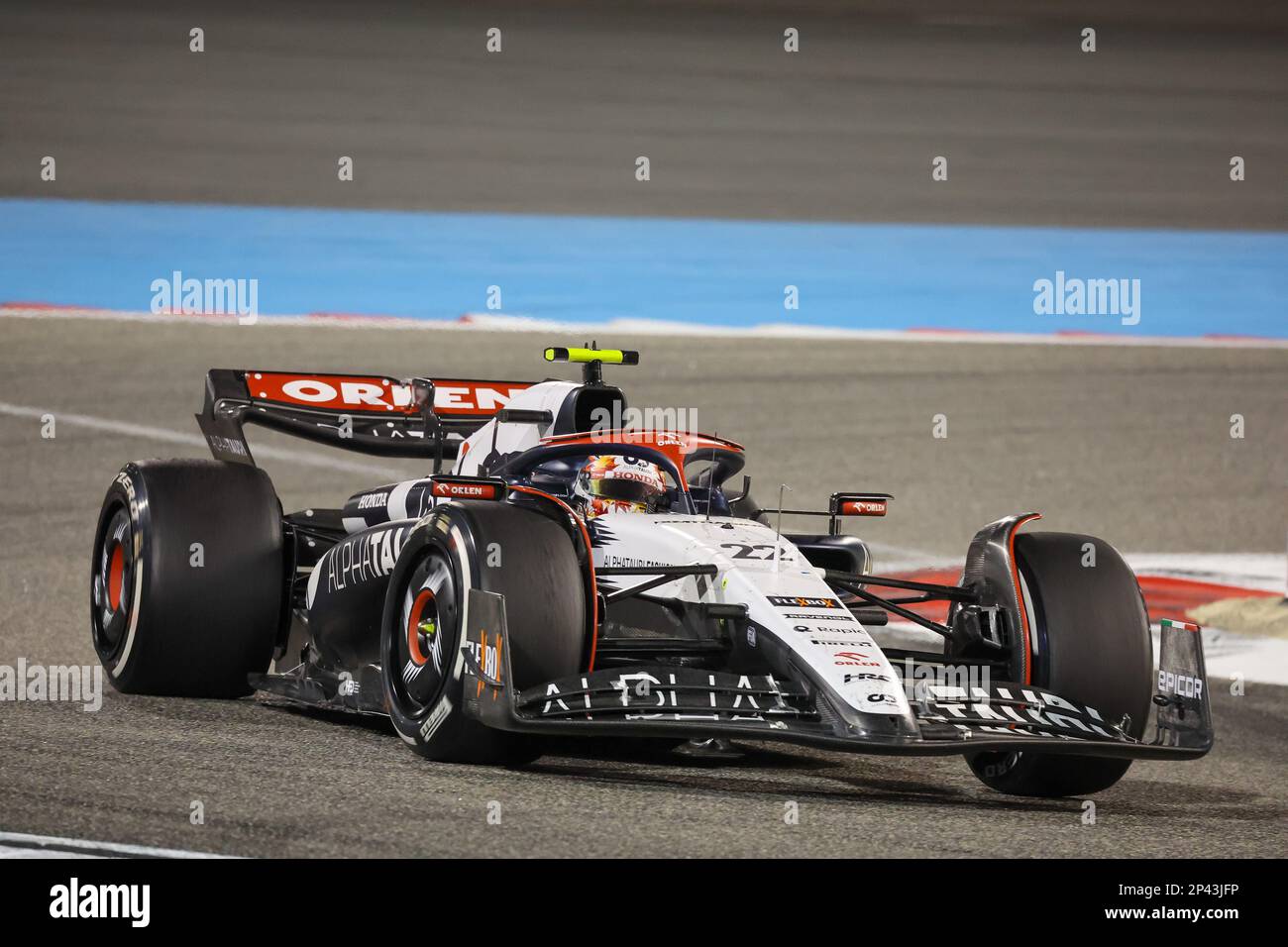 Yuki Tsunoda (JAP) Alpha Tauri AT04 während des Rennen DER FORMEL 1 ...