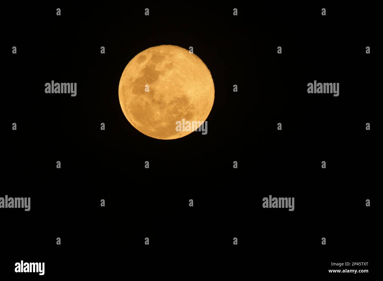 Der Vollmond auf einem Poya-Tag in Sri Lanka. Stockfoto